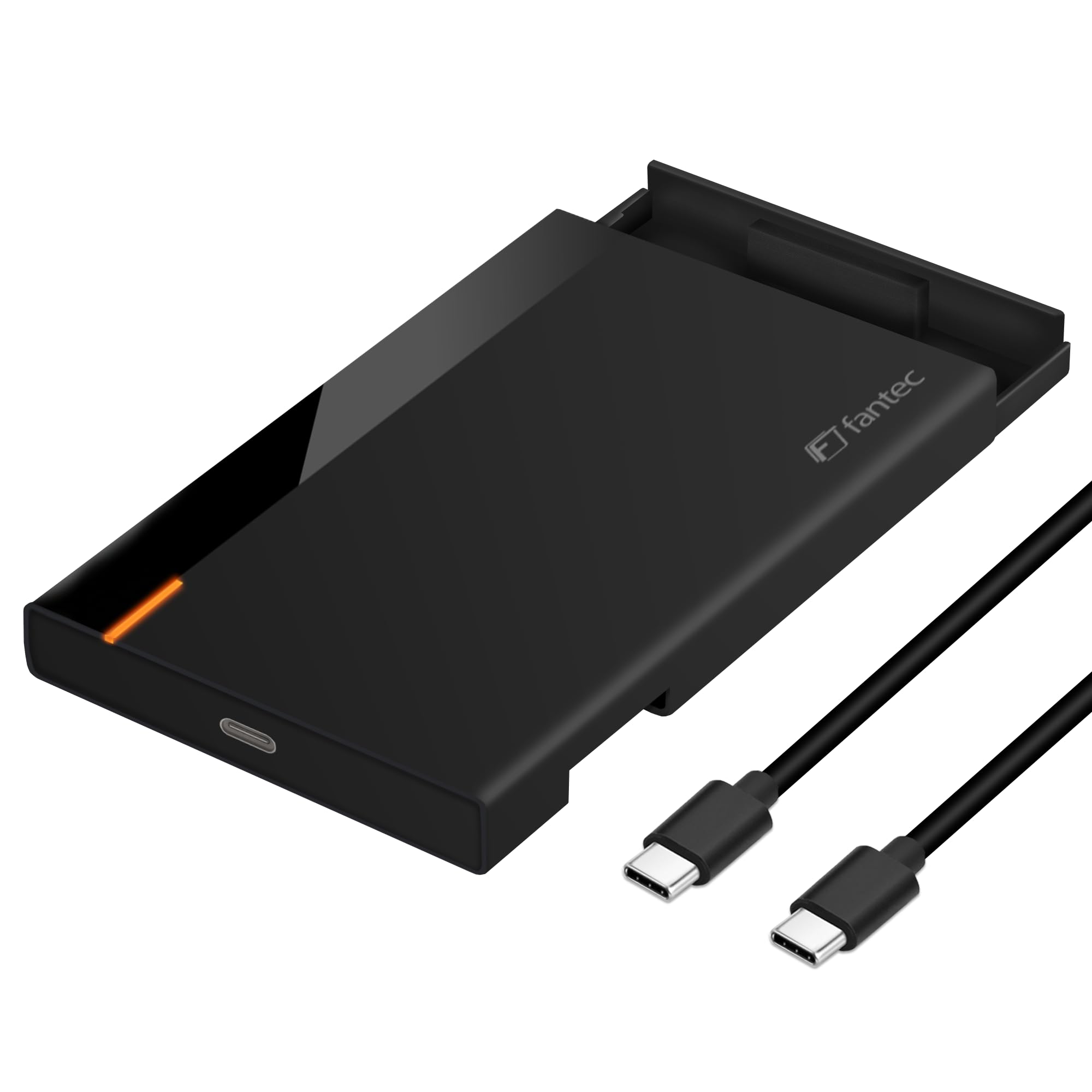 Boîtier SSD Externe ORICO USB-C 6Gbps - Pour HDD/SSD 2,5" 7/9,5mm - UASP, Trim - Noir 25PW1C-C3
