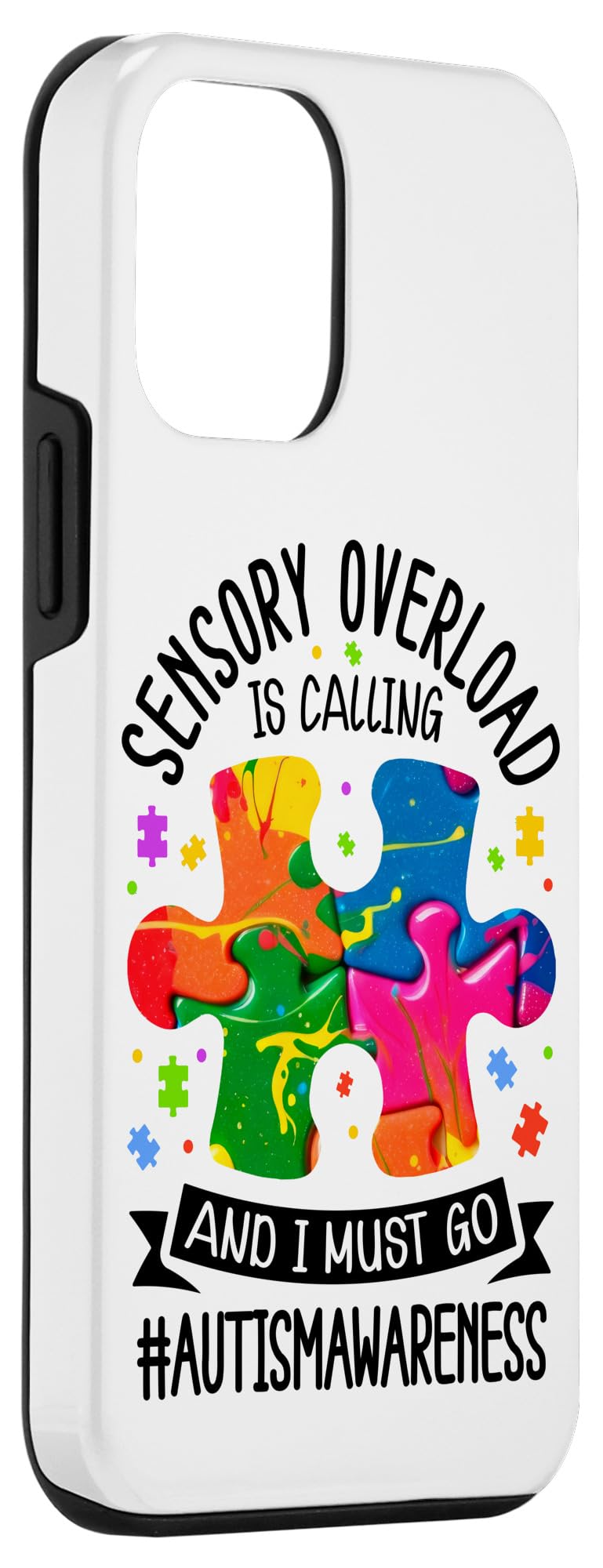 Funny Autism Spectrum Design for Autism Awareness Case for iPhone 12 mini - Image 3