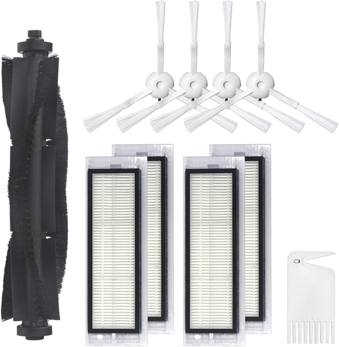 LICHIFIT Main Roller Brush Side Brushes Mop Pads Wipes Rags HEPA Filters Brush Cleaning Tool Replacement Parts for 360 S5 S7 Vacuum Cleaner Sweeping Robot Accessories