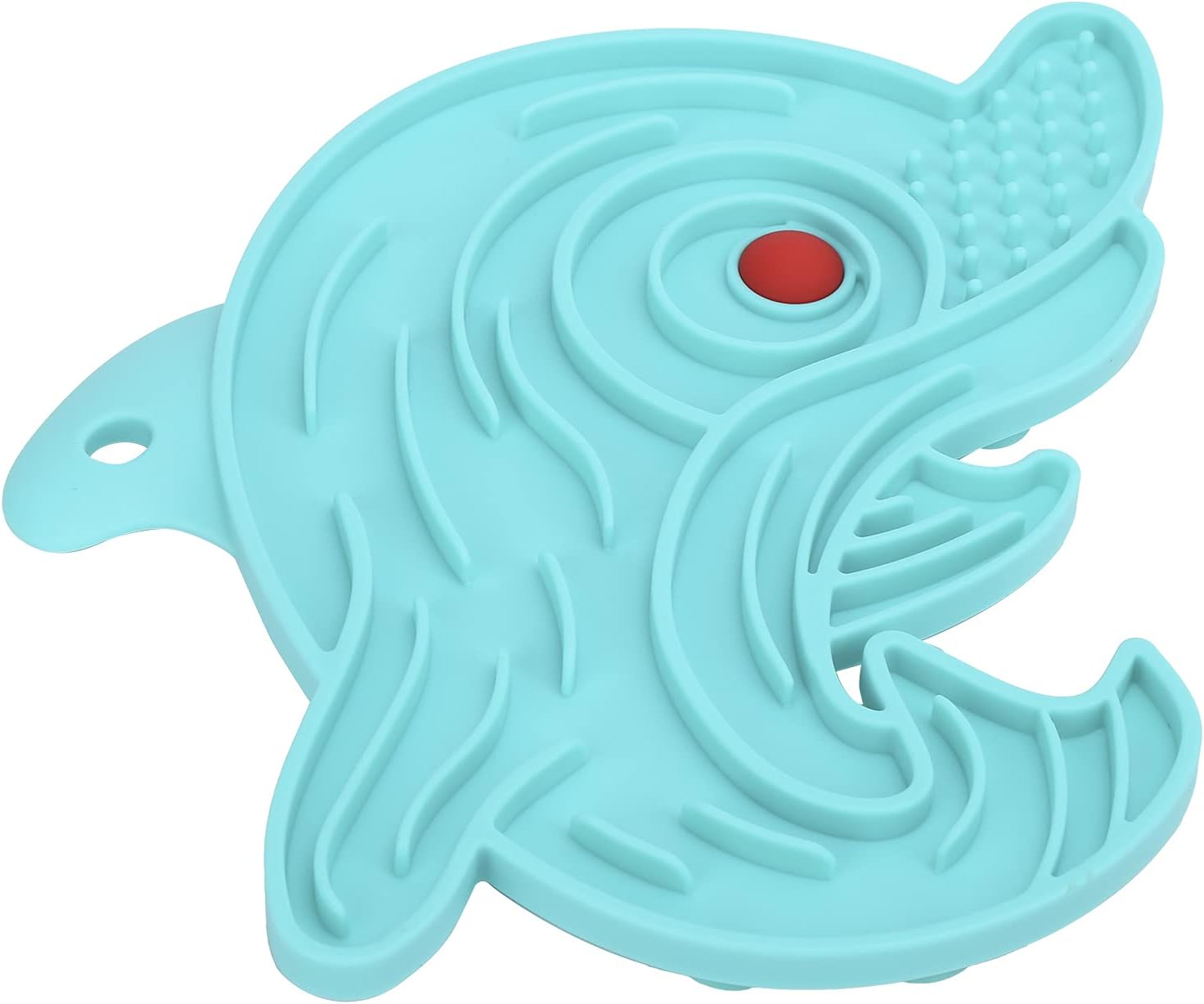 犬のリックマット 食事時間を延長します ドルフィンブルー 超人気 専門 