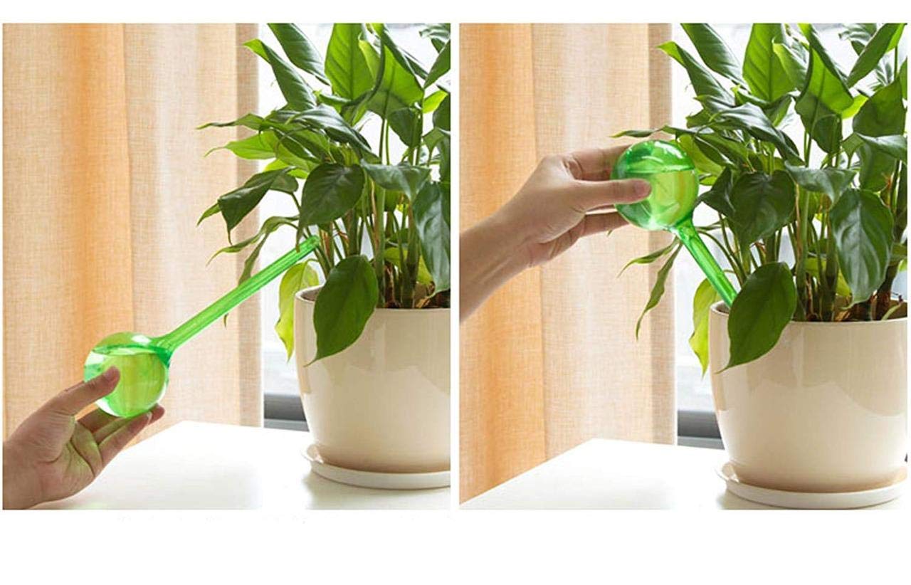 Boules D'arrosage Automatique Pour Plantes D'intérieur - Lot De 2, Système Goutte-à-goutte - Remplissage 500ml, Plastique