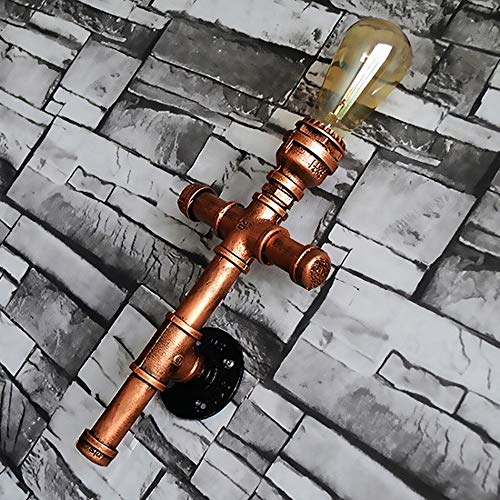 Lámparas de pared industriales de hierro retro para decoración de interiores y balcones 4