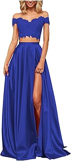 royal blue 2 piece dress