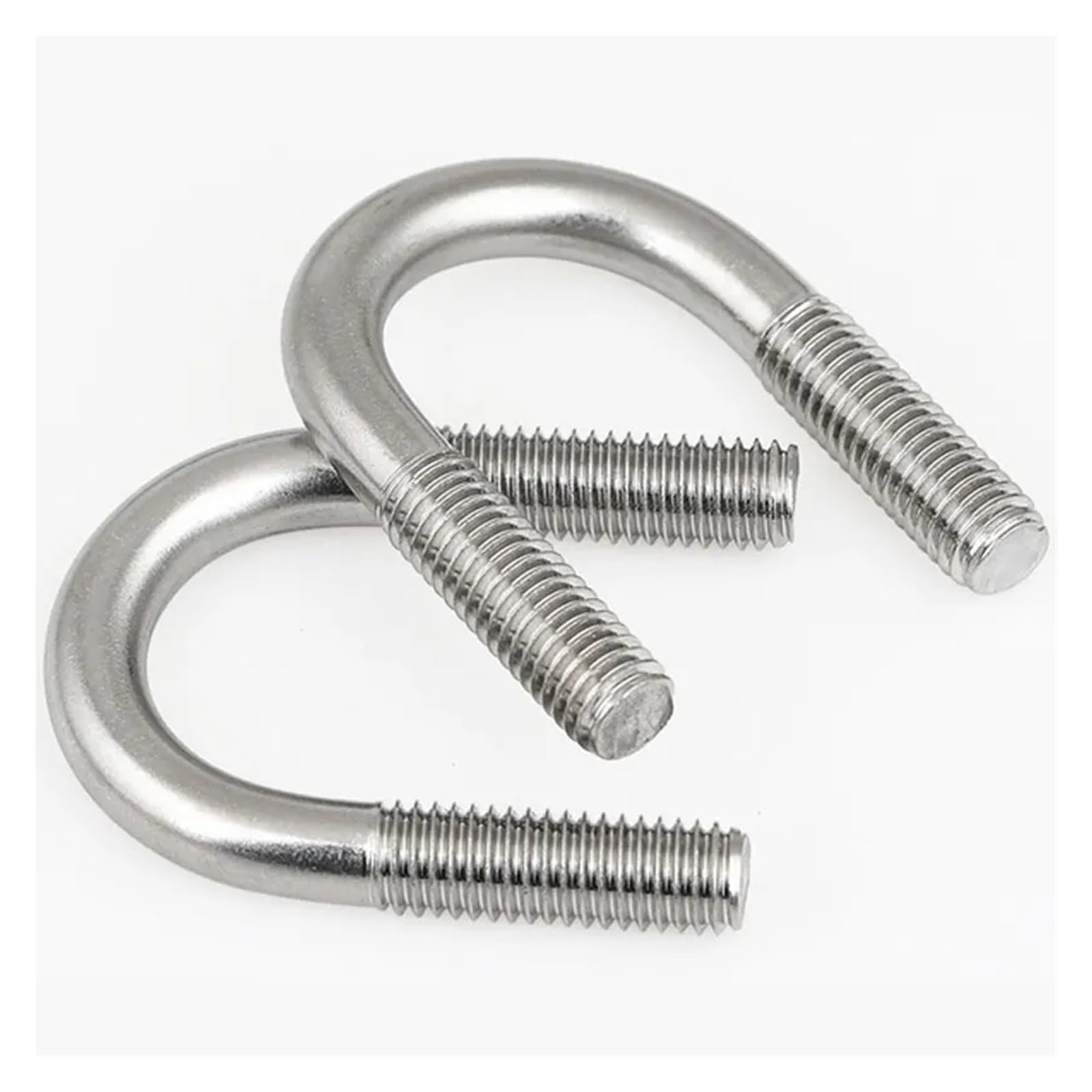 Morsetto per tubi con bullone a U, in acciaio inossidabile 304, M6/M8, multi dimensioni, resistente per un fissaggio sicuro, durevole e resistente alla corrosione, ideale per impianti idraulici e