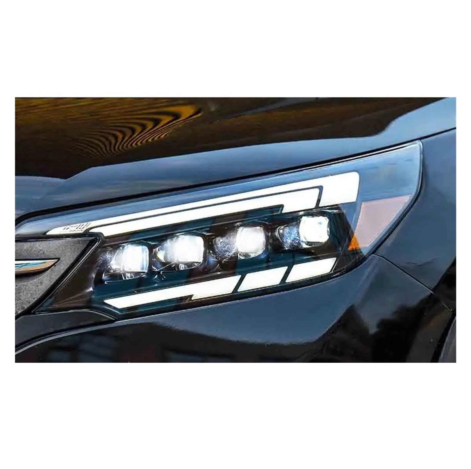 Faro Anteriore per Auto 2012-2014 CRV DRL Indicatore di direzione Buon Fascio Angel Eye Lente proiettore Faro Anteriore Fari Anteriori Gruppo Faro Auto