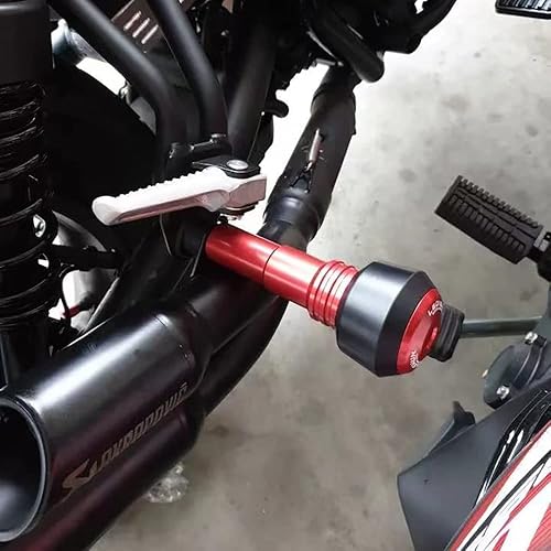 Vista 14 de Marco deslizante de escape de motocicleta Protector de choque deslizante compatible con Suzuki Gixxer 250/SF250/150 GSX250R DL250 GW250 V-Strom250