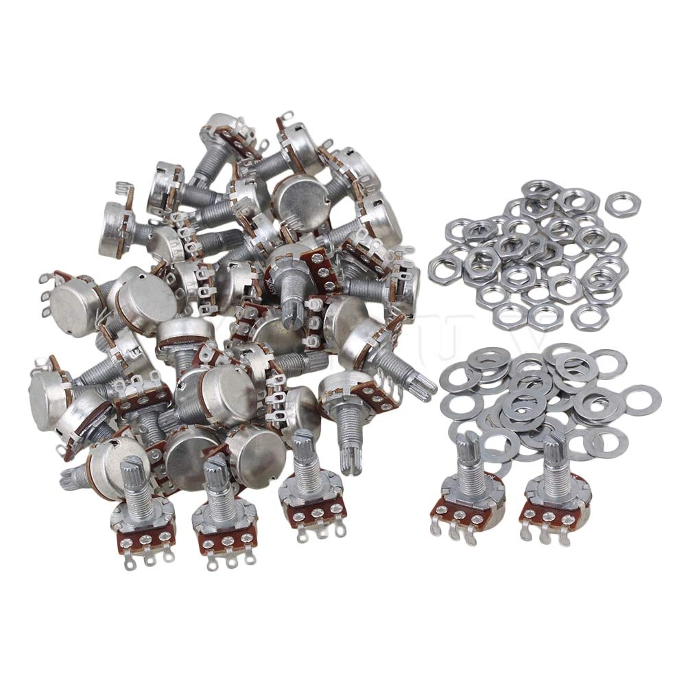 Guitar Parts A500K OHM Audio Mini Pots Guitar Potentiometer