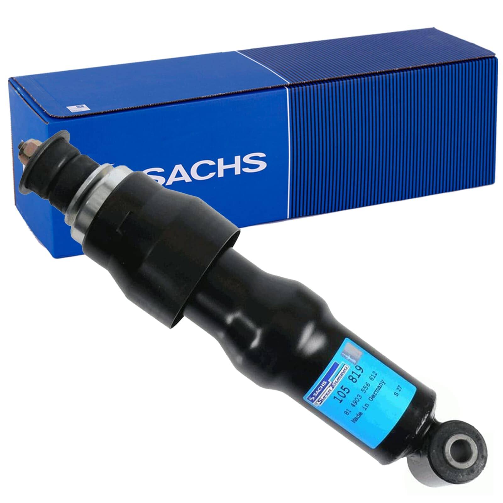 SACHS 105 819 Shock Absorber compatible with Volkswagen Transporter T4 Van (70A, 70H, 7DA, 7DH) 1990-2003 Front Axle and Other Vehicles