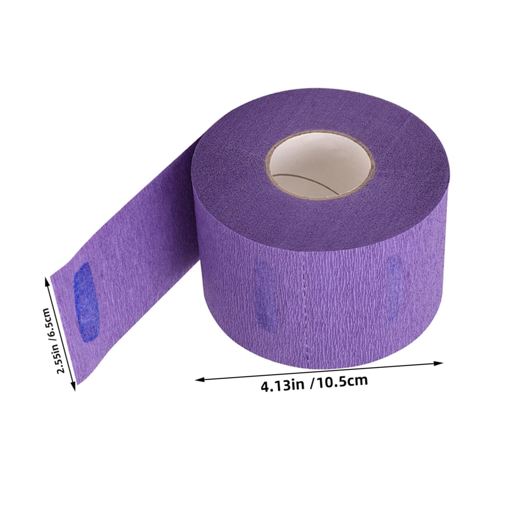 Healvian 10 Szt. Sztuk Jednorazowych Papierowych Pasków Szyję Do Strzyżenia Ochronne Opaski Szyję z Elastycznego Papieru Odporne Barwniki Bezpieczne dla Klientów Salonie Fryzjerskim