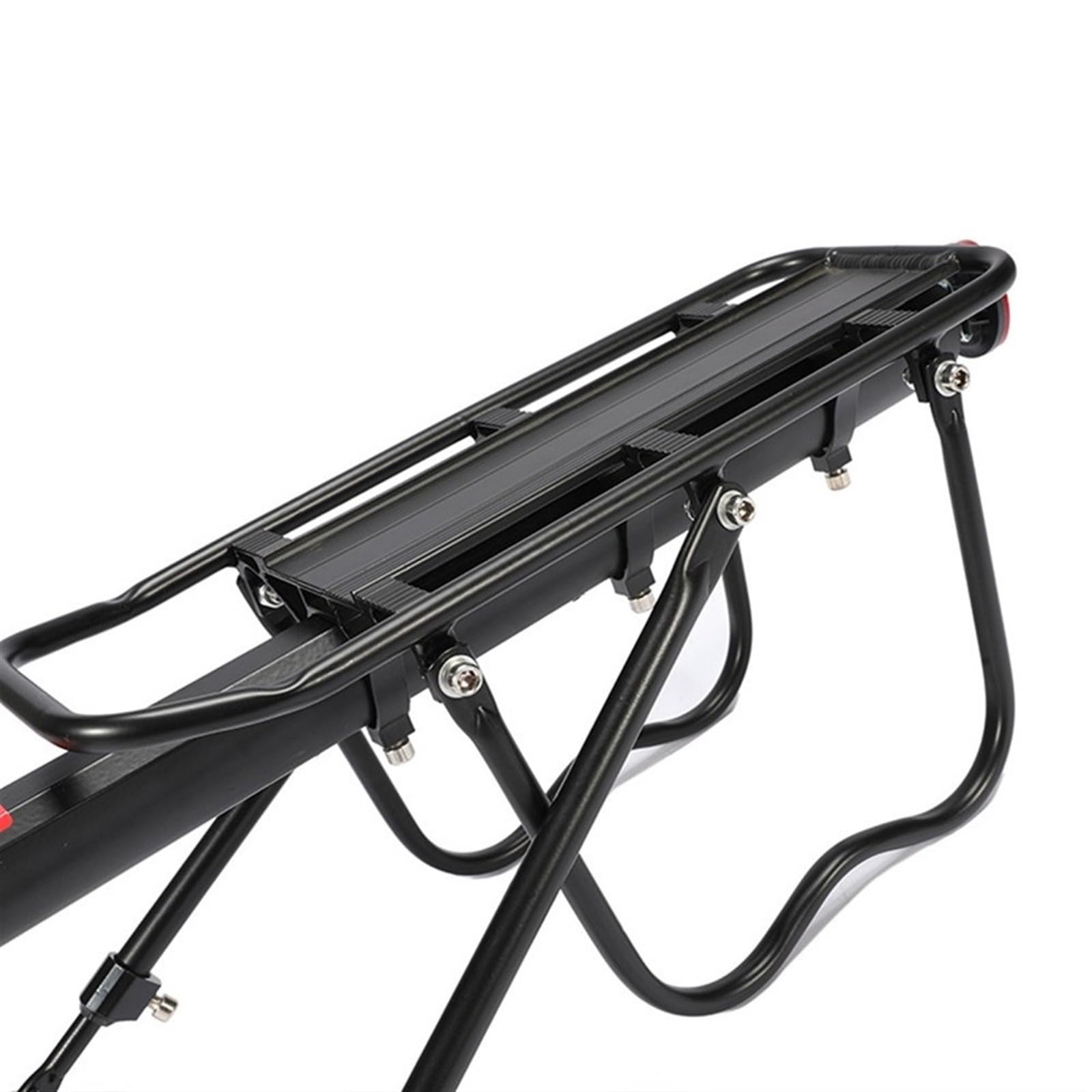 Aluminium Fiets Achterwiel Rack Mount, Slijtvaste en Duurzame Fiets Achterwiel Auto Bagagerek Mount, Multifunctionele Fiets Auto Dak Mount (Zwart