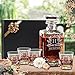 The Wedding Party Store, Custom Engraved Groomsmen - Whiskey Decanter Set and 4 Glasses Set - Personalized and Monogrammed with WPS Styles