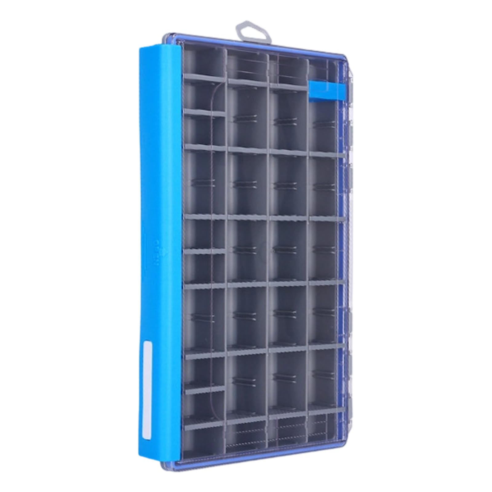 Hsioluted Portable Storage Trays Lure Organizers Fishing Tackle Box Lure Storage Box Clear Lid Tray Baits Separator Outdoor Organizers