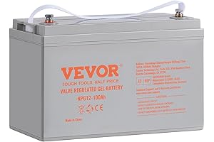 VEVOR 12V AGM 100Ah Deep Cycle Battery