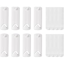 Sawtooth/Wire Back Picture Hangers, 8 Hangers+24 Strips 2 Per Hanger