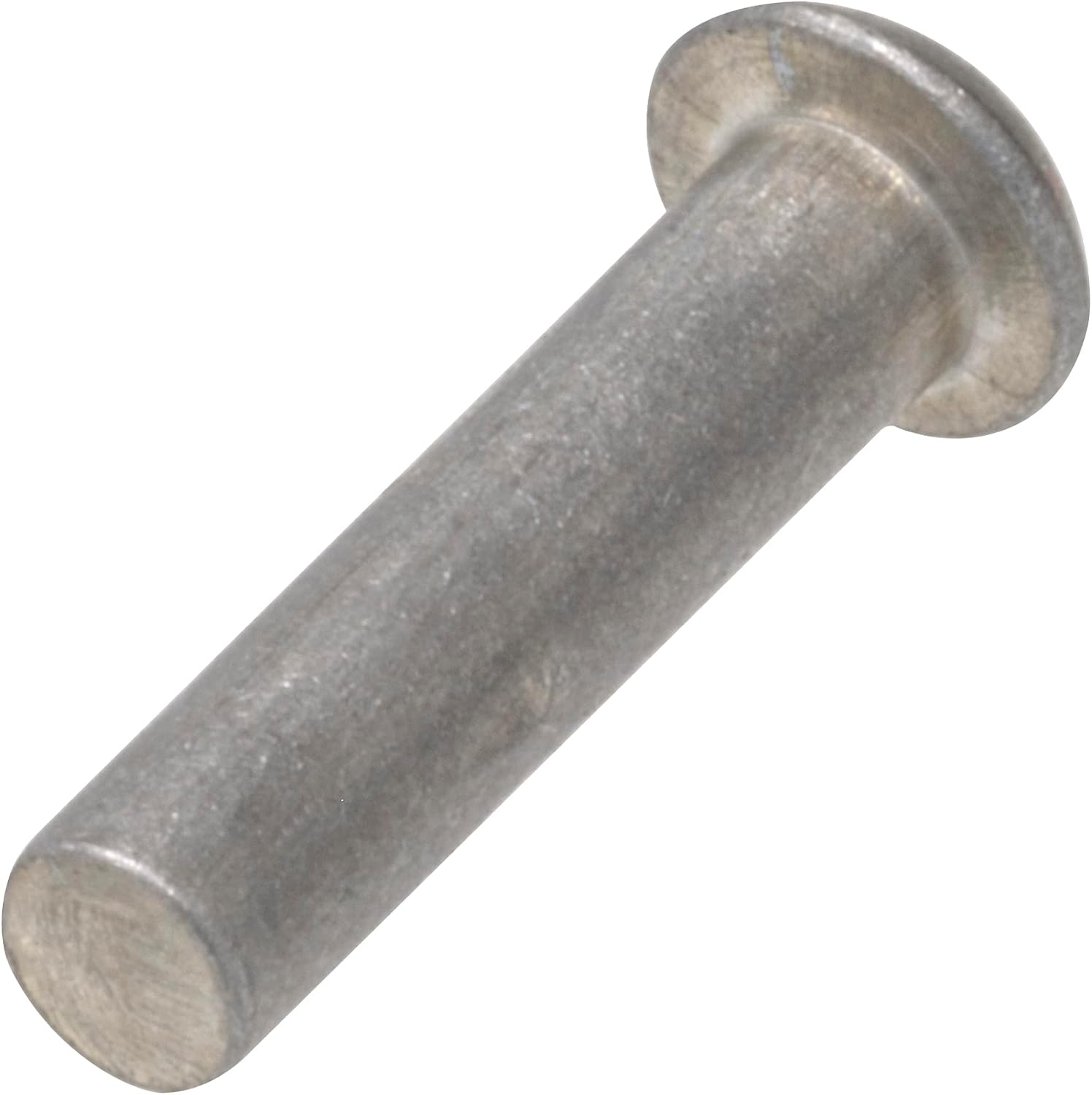 AERZETIX - C62013 – Set of 20 Aluminium Rivets Ø2 x 8 mm with Semi-Round Bulb Head – Solid Rivet/Tap – DIN 660 – Silver – Non-Removable Mounting Sheet Leather Riveting