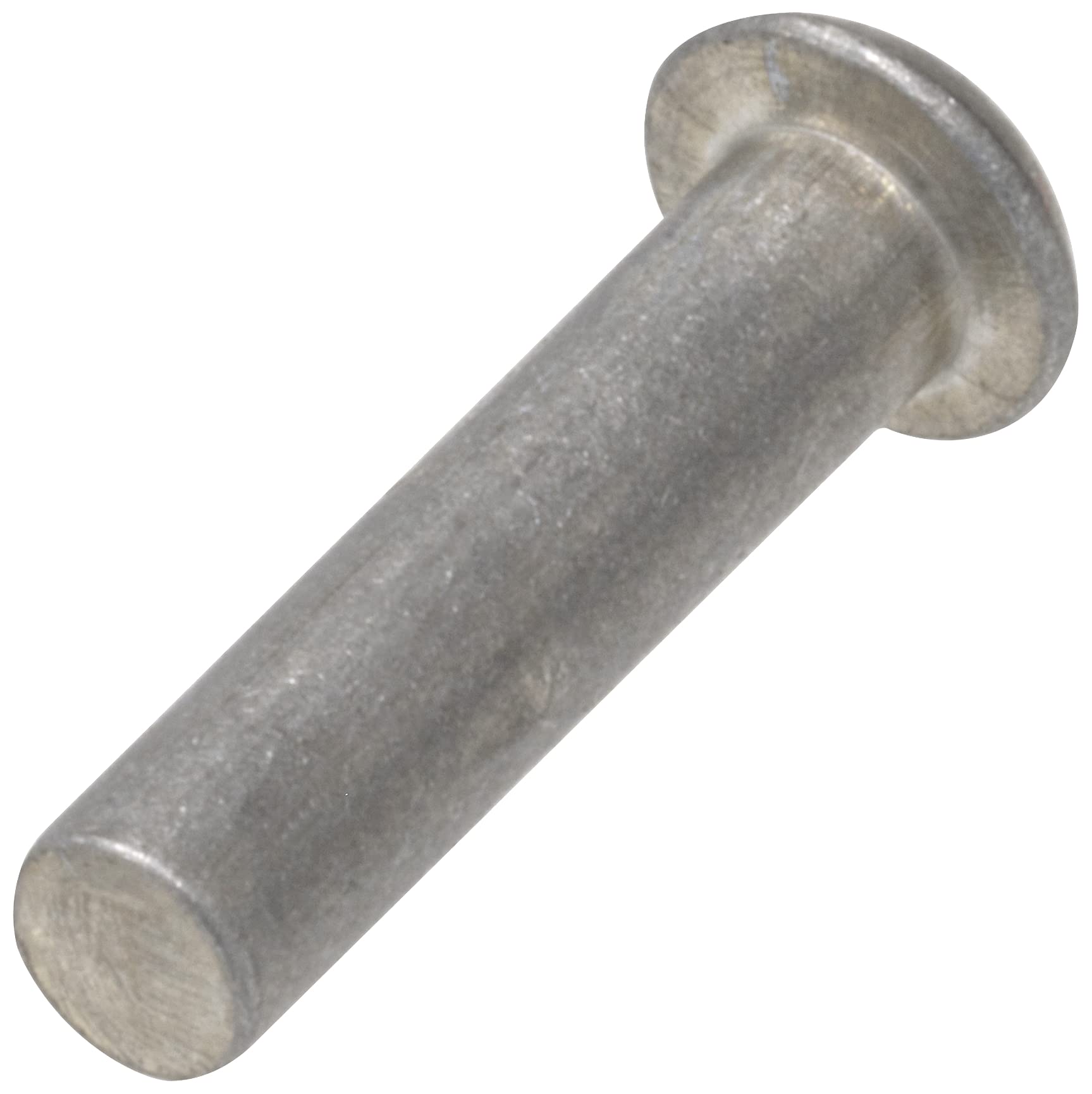 AERZETIX - C62013 – Set of 20 Aluminium Rivets Ø2 x 8 mm with Semi-Round Bulb Head – Solid Rivet/Tap – DIN 660 – Silver – Non-Removable Mounting Sheet Leather Riveting