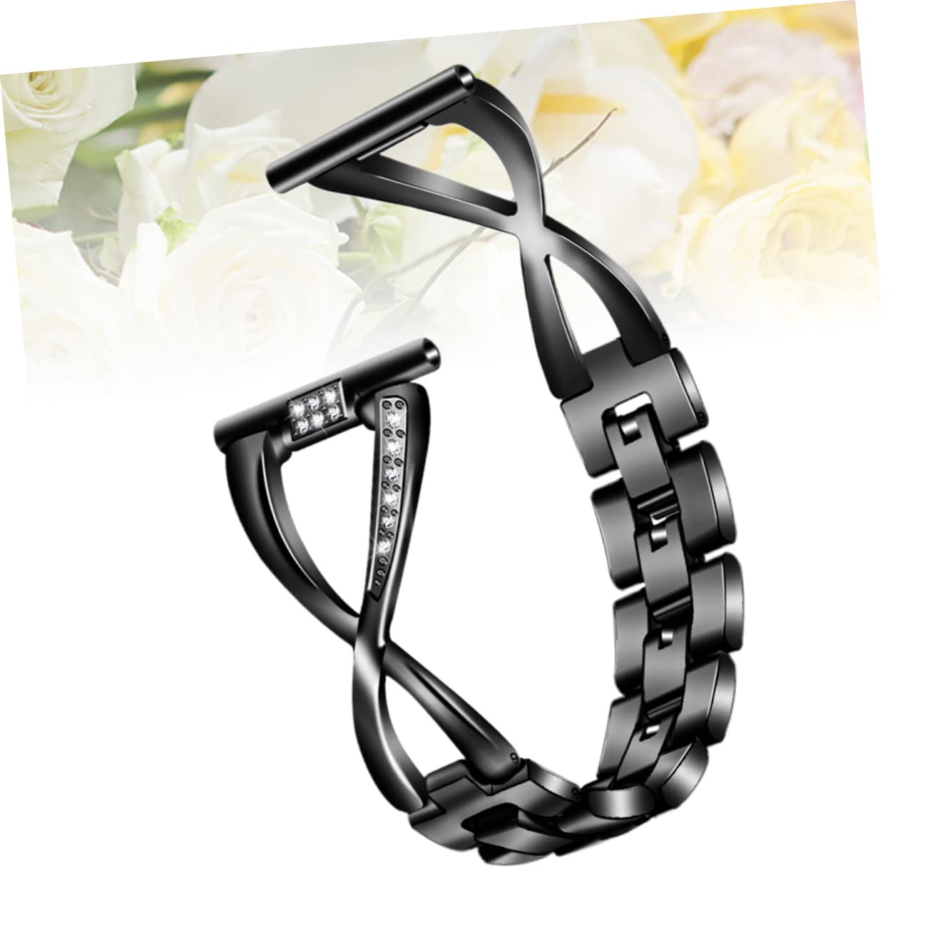 EXCEART Correa Rhinestones Compatible con Relojes Elegante y Cómodo Negocios o Formales
