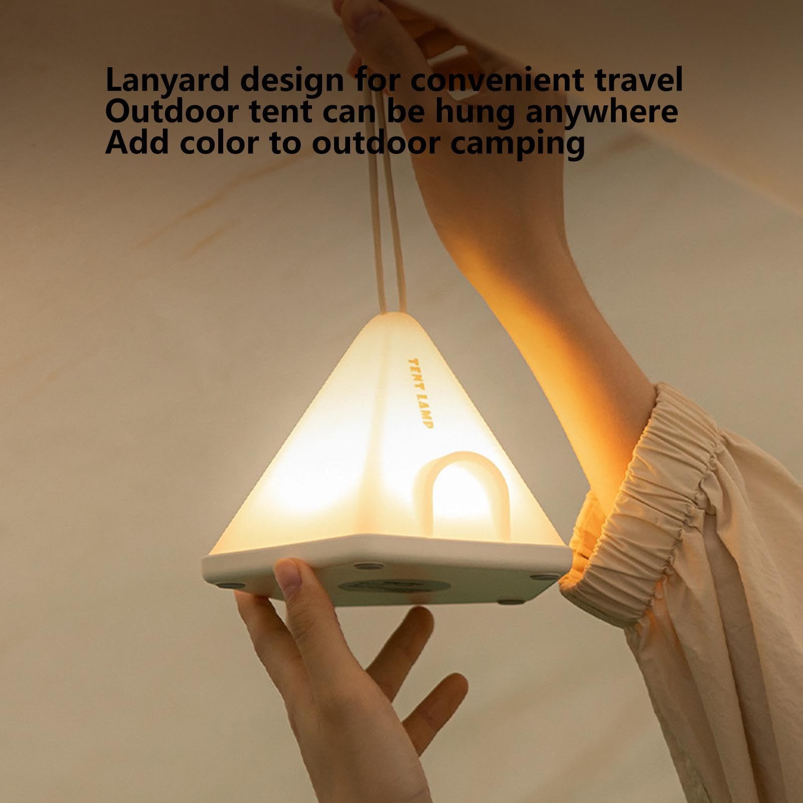 Lanterna per , portatile a forma di , lanterna a LED con 6 modalità di illuminazione, lampada ricaricabile tramite USB, luce notturna per bambini, per campeggio, urgenza, camera da letto