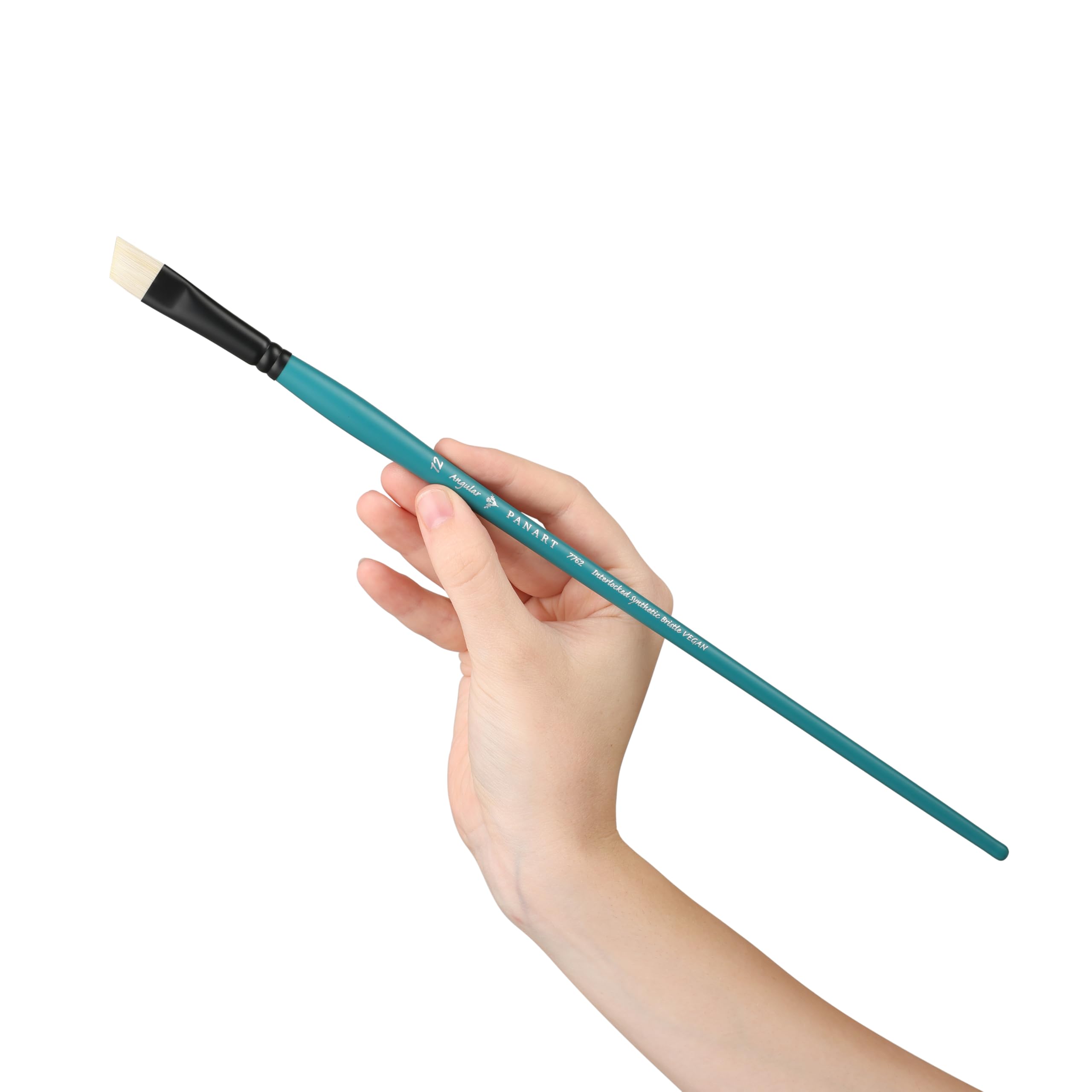 Pan Art Bristle Angular No. 12, Detail & Wash Brush for Oil Paints - Image 3