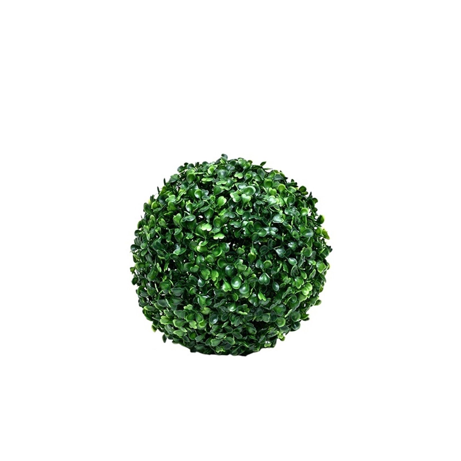 Zymjzbetic Artificial Topiary Balls 23/36cm Artificial Plant Topiary Ball Faux Boxwood Decorative Balls for Backyard Balcony Garden Wedding and Home Decor(23cm)