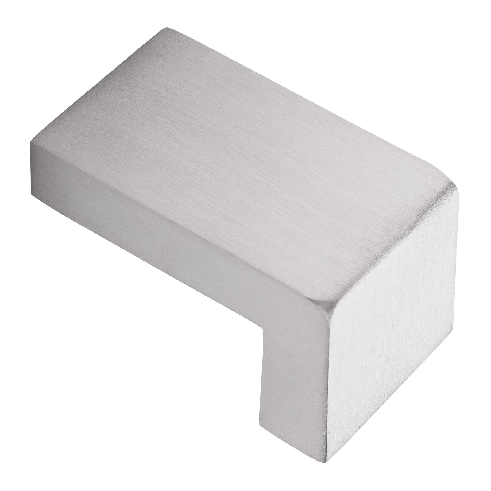 SOTECH 10x Möbelknöpfe NORTHAMPTON Länge 40mm Höhe 40mm Edelstahl gebürstet