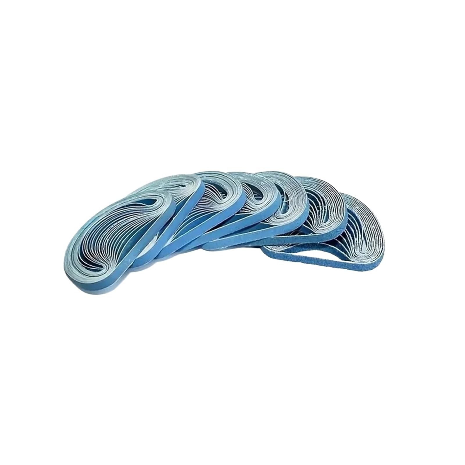 HKVTVCYPYA 10/20Pcs 10x330mm Sanding Belts Fused Alumina Zirconia 3/8"x13" Sander 4-Option Grit 40/60/80/120(10pcs 120Grits)