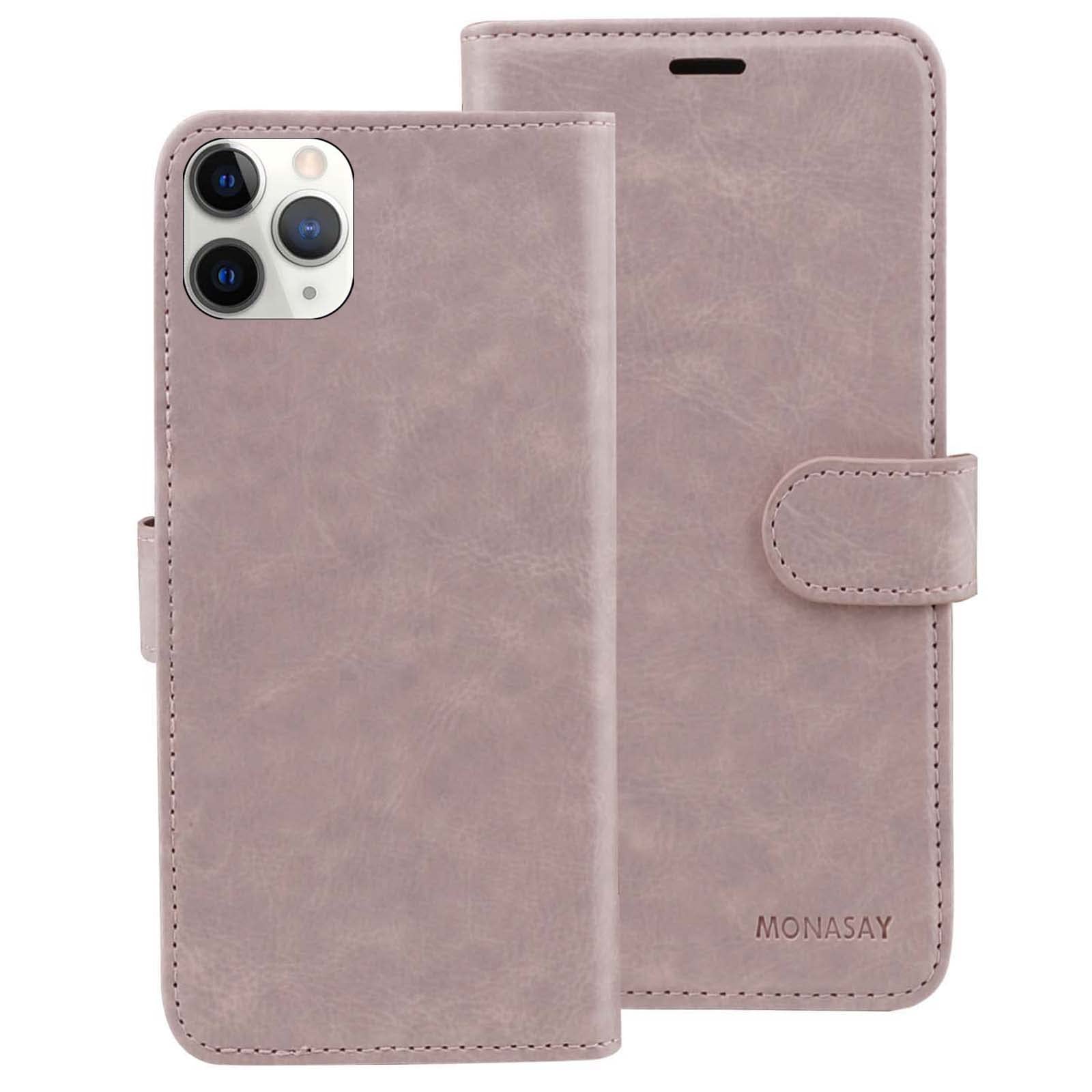 Custodia Portafoglio Per IPhone 11 Pro Con Vetro Temperato Incluso – Pelle Sintetica, 3 Slot Carte, Supporto, Protezione RFID