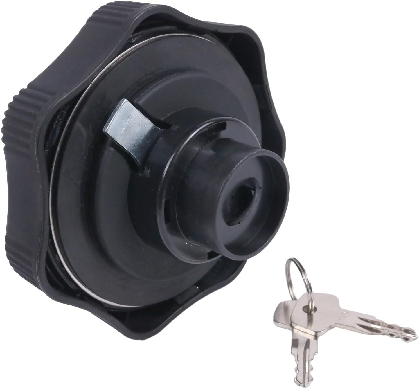 IEQFUE Fuel Tank Cap w/2 Keys 7041664 7414913 Compatible with Liebherr R924 R944 Kubota Excavator U55-4 KX018-4 KX033-4 KX040-4 KX057-4