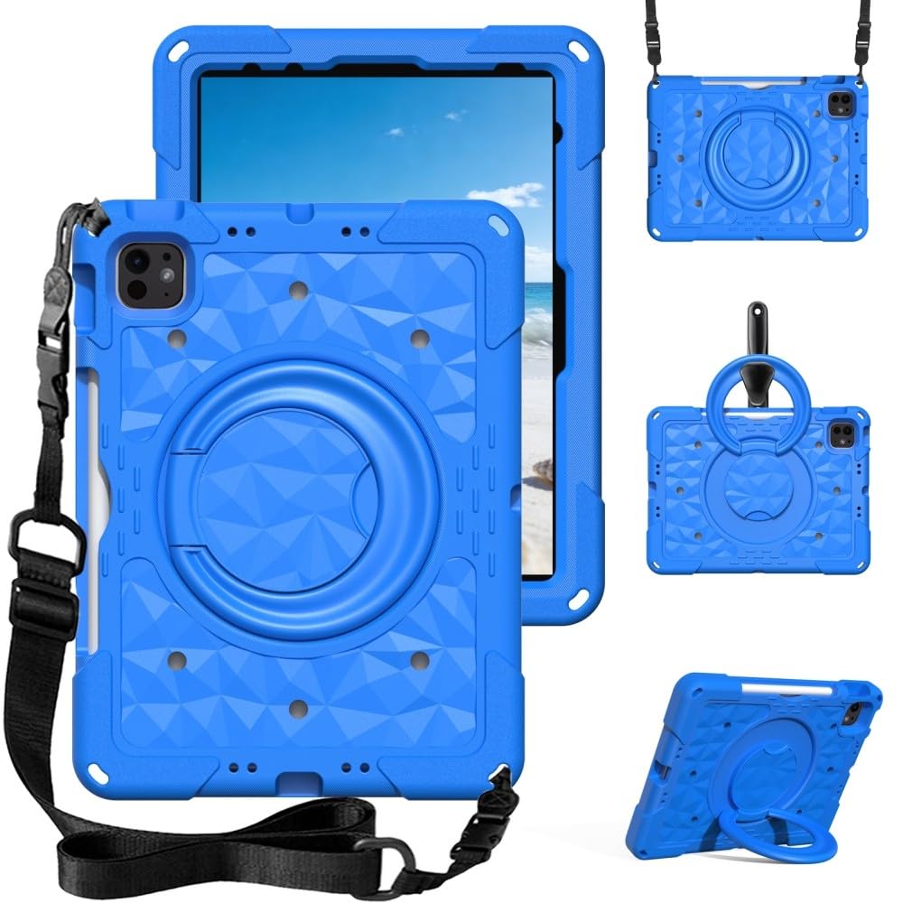 Coque silicone iPad 11 2025 antichoc et rotative pour modèle A16 - 6
