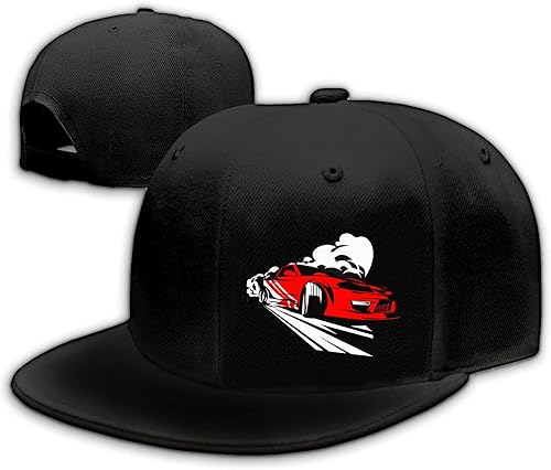 Miniatura 1 de Sombrero de chef para hombre con cierre de presión, divertido sombrero plano para niño y mujer, ajustable, gorra de béisbol negra