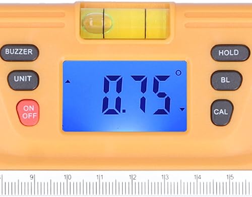 Miniatura 9 de Garosa Nivel digital de alta precisión Instrumento de nivelación de nivel de agua de alcohol magnético ABS Mini transportador digital Nivel 4x90°