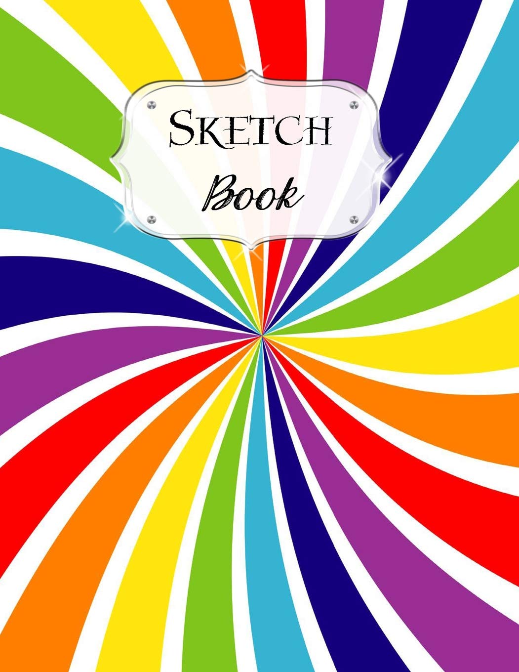 Sketch Book: Rainbow | Sketchbook | Scetchpad for Drawing or Doodling | Notebook Pad for Creative Artists | #9