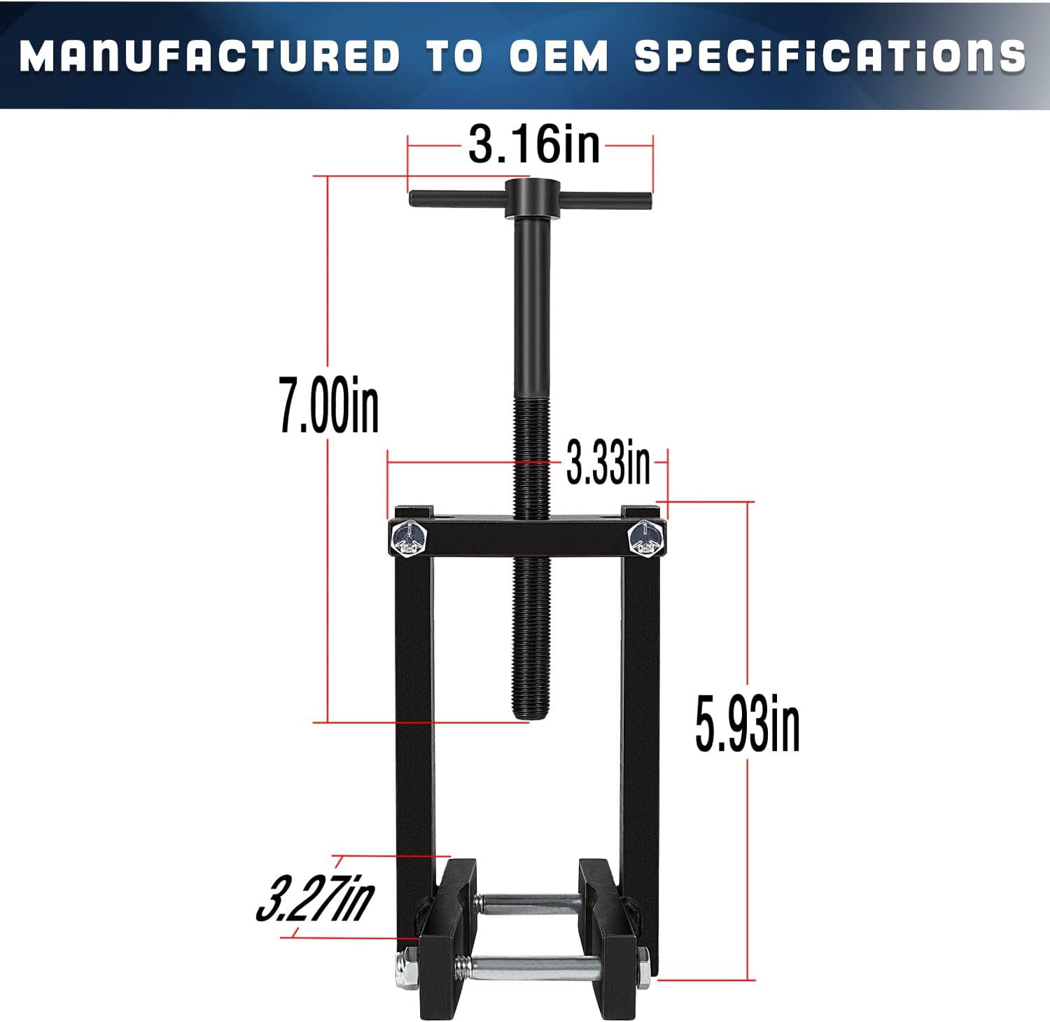 Transmission Pump Puller Tool with Adjustable Jaws Pump Extractor for Ford C6, E4OD 4R100 & 200,THM200-4R,350,400, 4l60E,4l65E,4l75E Transmission Pumps