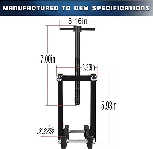 Miniatura 7 de Herramienta de extracción de bomba de transmisión con extractor de bomba de mandíbulas ajustables para Ford C6, E4OD 4R100 y 200, THM200-4R,