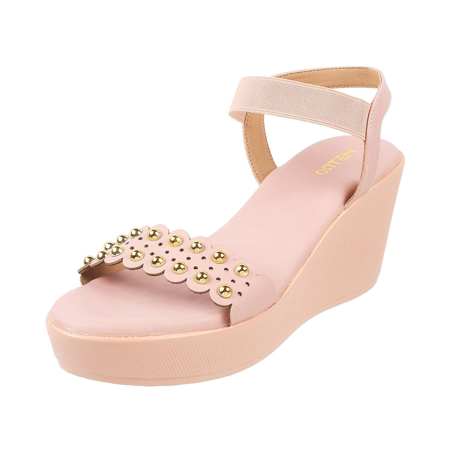 Metro Women Pink Synthetic Leather Fashion Wedge Heel Sandal UK/4 EU/37 (34-153) (B0CBSPVXBR) Amazon Price History, Amazon Price Tracker