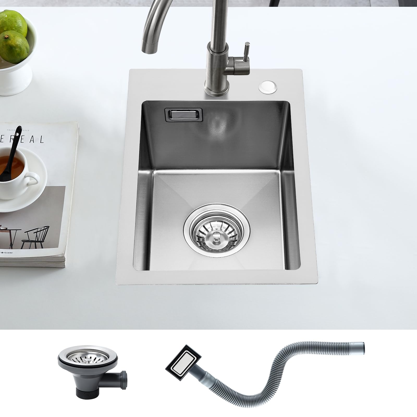 KEOKBON Sink 30X45X19CM Nano-Silver for Kitchen — image 1