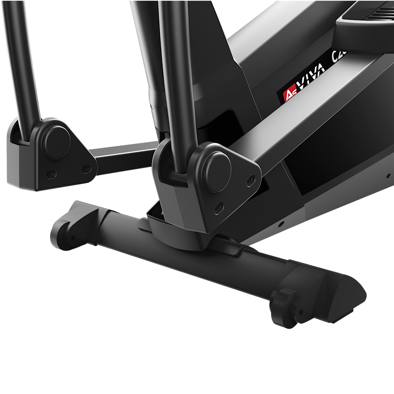 AsVIVA C28 Pro Crosstrainer, Ellipsentrainer Heimtrainer, 16 kg Schwungmasse, elektrischer Widerstand, Pulsmessung, leise, für Zuhause