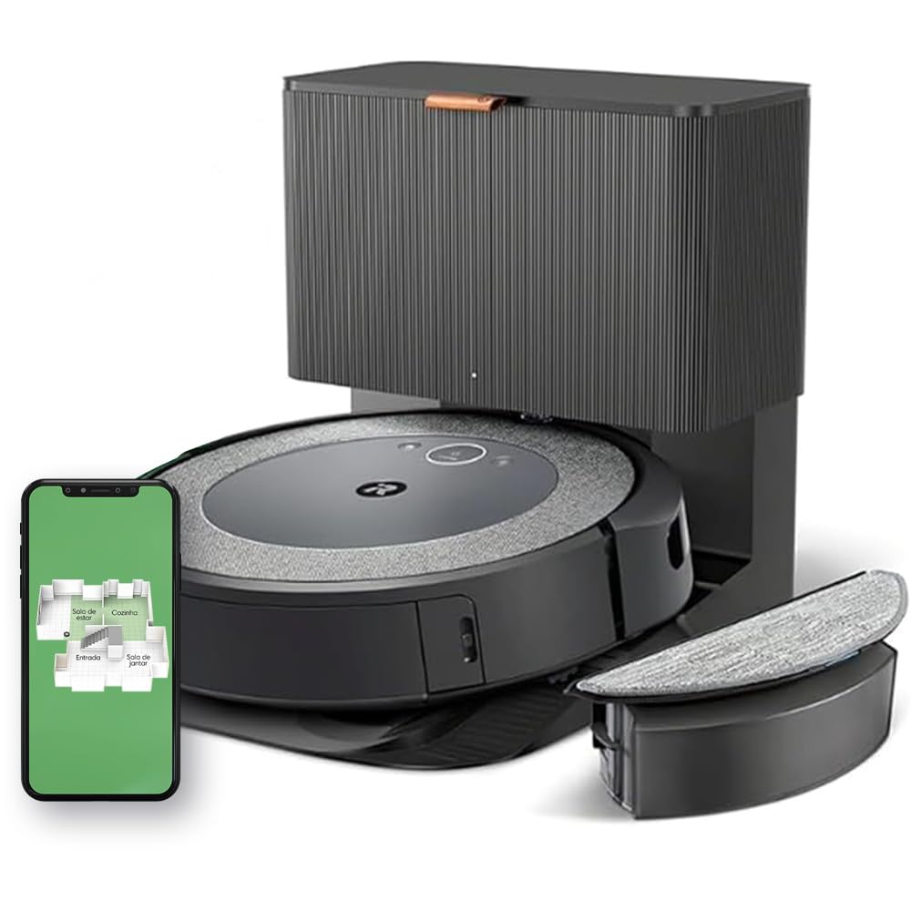 iRobot Roomba i5+ Combo cleaning system diagram