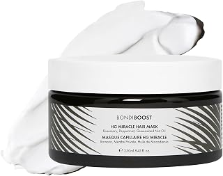 BondiBoost Miracle Hair Mask 8.45oz: Clinically Proven 84% Split End Reduction, Argan Oil + Biotin for Damaged Fine Hair, Sulfate-Free Deep Conditioner