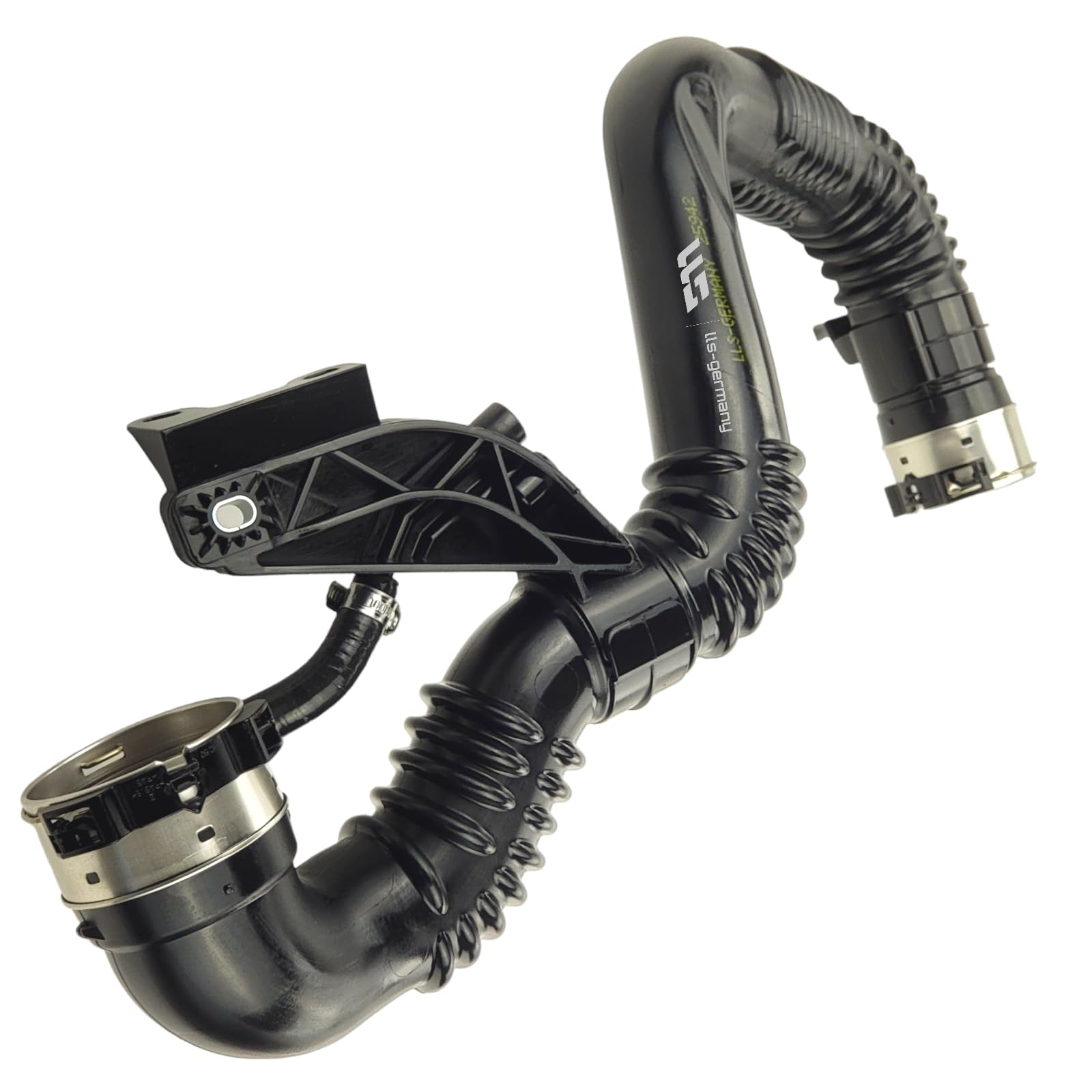 LLS-GERMANY Tubo dell'aria di carica compatibile con Ren ault Kadjar (HA, HL), 1.6 dCi 130, 1.6 dCi 130 4x4, 130 PS, 14460HX40B, connettore originale HENN