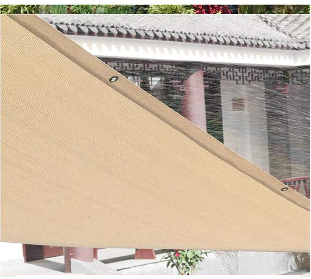 Tenda parasole per pergola, resistente ai raggi UV, retrattile, traspirante, impermeabile, in tessuto ombreggiante per una migliore atmosfera della casa, rettangolare, colore beige, 85% resistenza ai