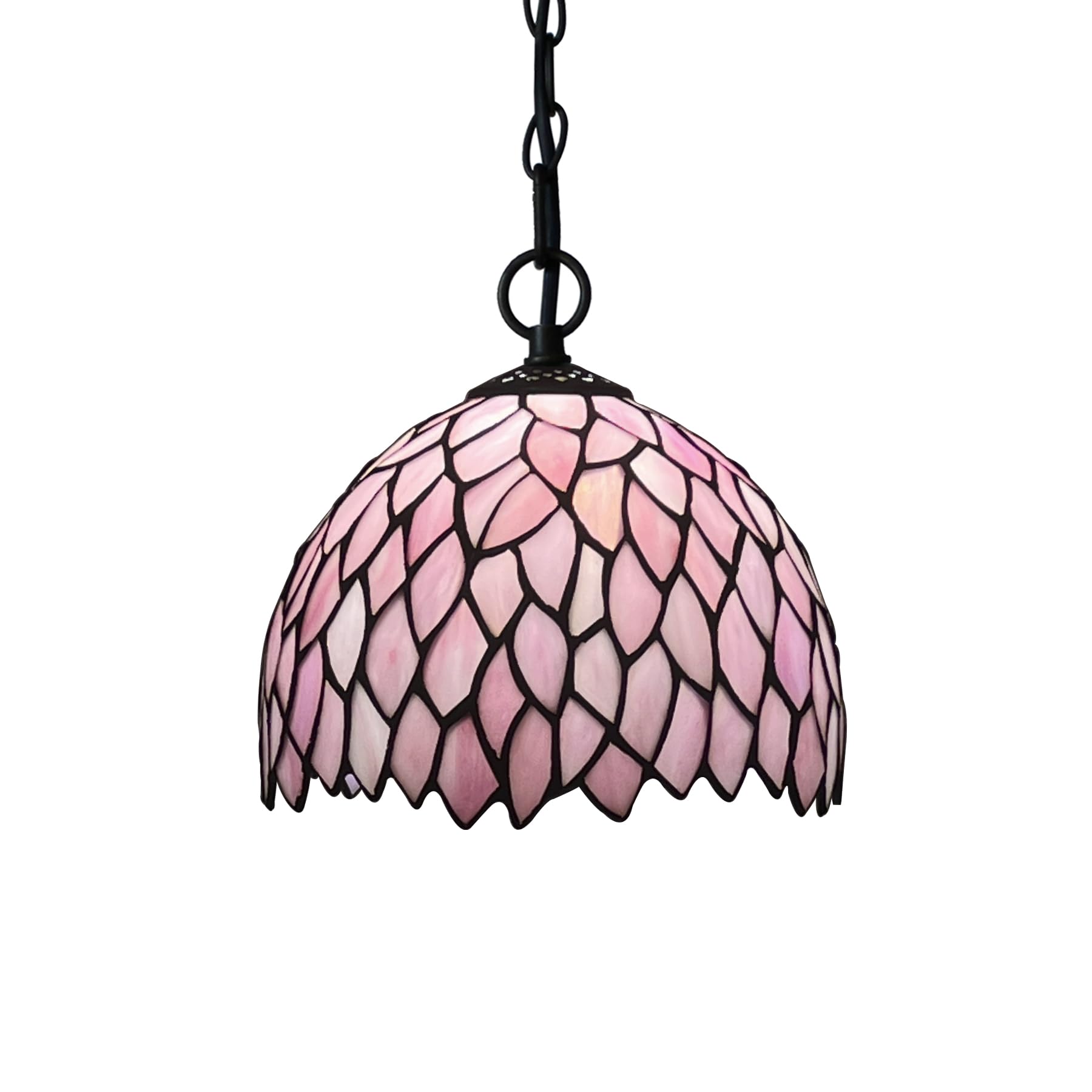 Tiffany Mini Pendant Replacement Shades Portfolio Flora Mission Bronze