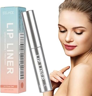 LOPHE Peel Off Lip Liner, Peel Off Lip Stain, Infused with Hyaluronic Acid & Vitamin, Waterproof, Transfer-proof, Highly Pigmented Peel Off Lip Liner Tattoo Long Lasting Makeup Gift for Women