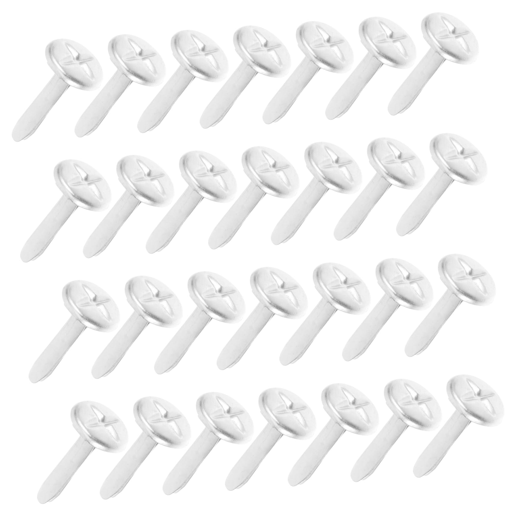 SOESFOUFU Scrapbooking Paper Fasteners 100pcs Decorative Nails Metal Paper Craft Nails
