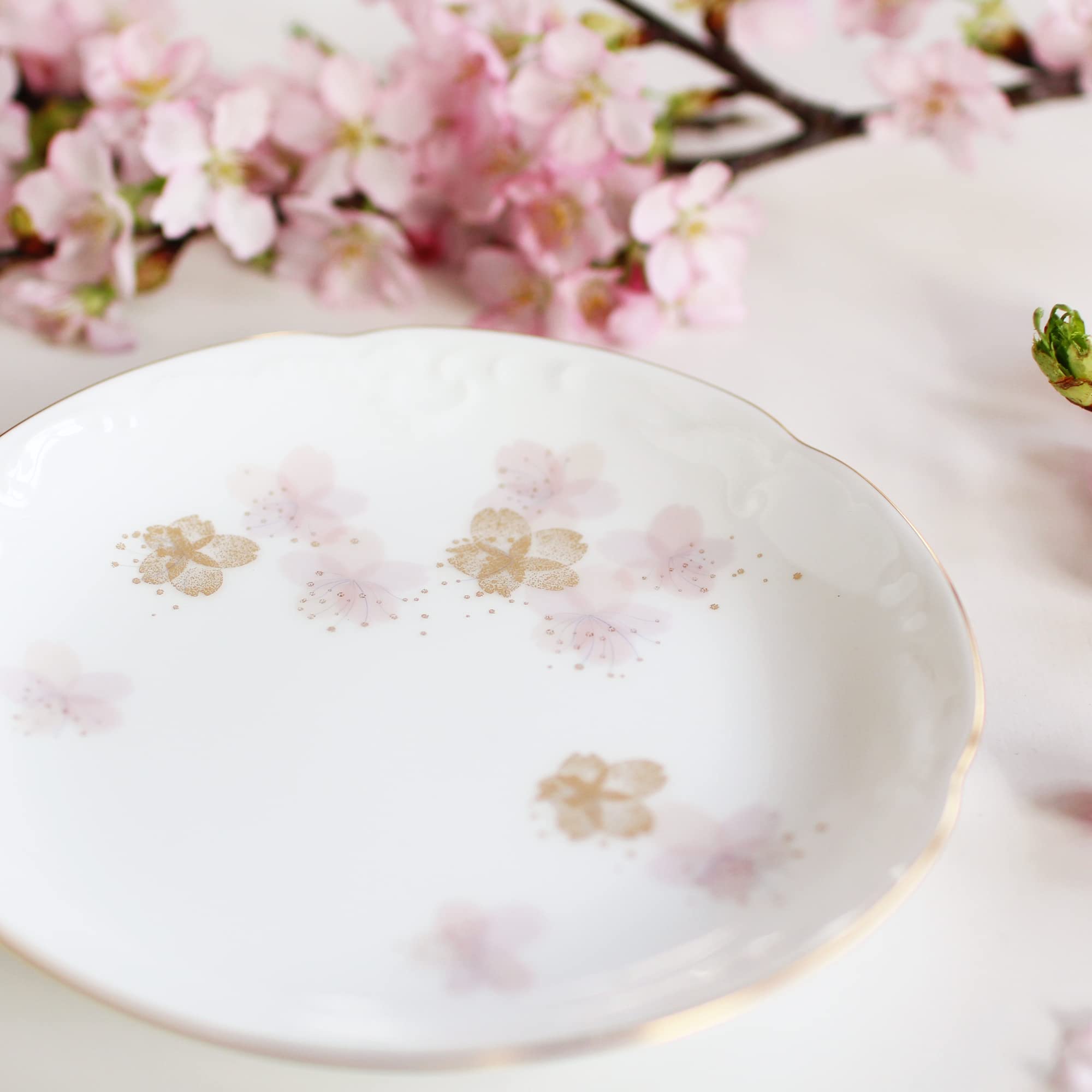 Amazon.co.jp: 大倉陶園 ＜直営店限定＞桜シリーズ 第3回「初御代桜