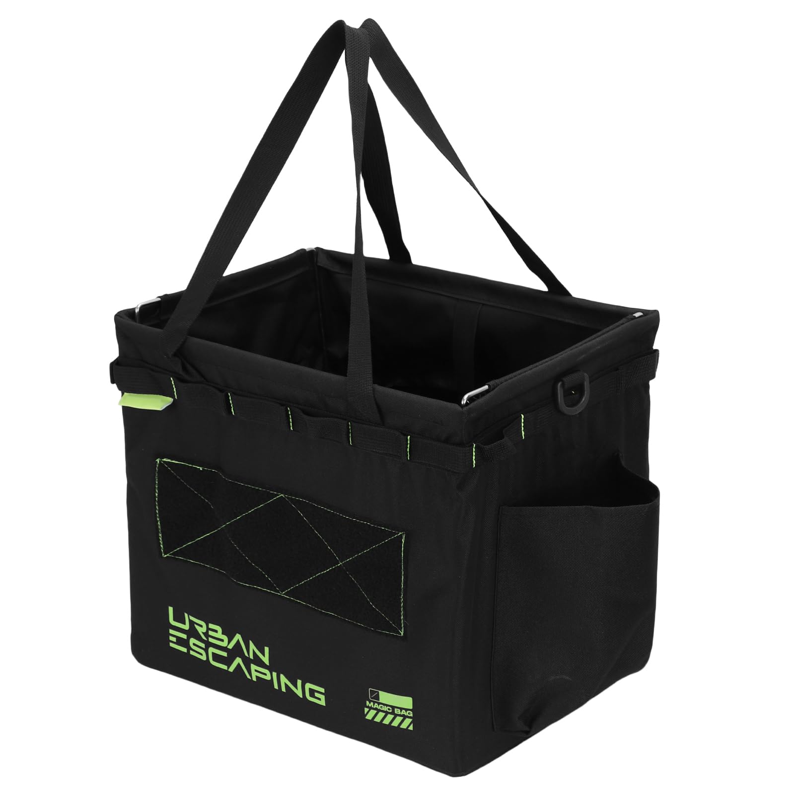 RiToEasysports Bolsa Almacenamiento Camping, Gran Capacidad 30L Soporte Carga 30kg Apertura Lateral Multifunción para Acampadores Familias Viajes Aire