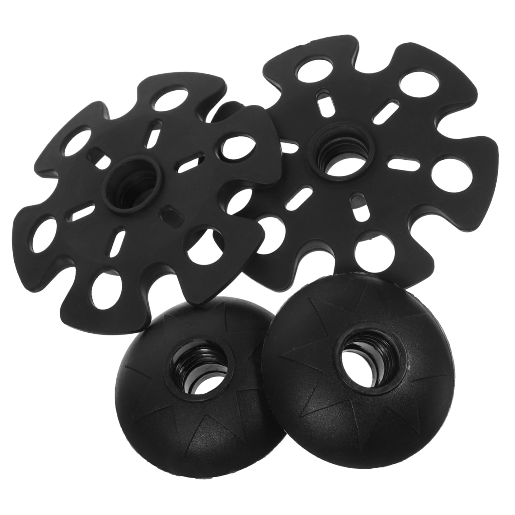 VANZACK 4pièces Embouts pour Bâtons De Randonnée Forme De De Neige Coussinets pour Marche Accessoires De Randonnée Ski De Fond Et Durables