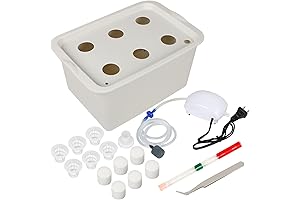 DIY Hydroponics Grower Kit with Aquarium Air Pump