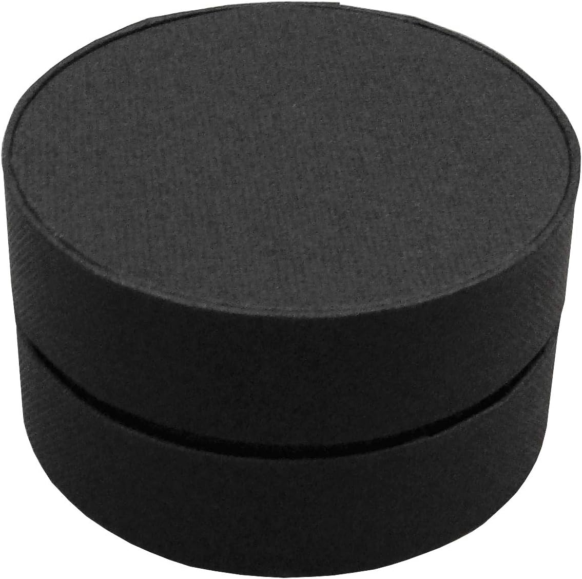 横井パッケージ ジュエリーボックス ギフト箱 CIRCLE BOX (7607) 黒 内寸：直径73&times;高さ41mm 20個セット