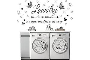 Laundry Room Wall Decals: A Splash of Style and Organization
